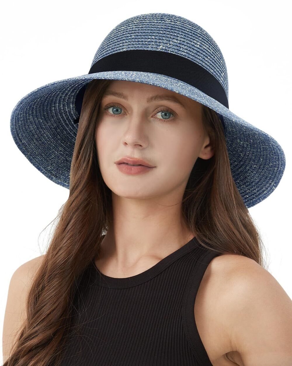 3548 Extra Large Straw Sun Hats,Adjustable Trendy Sun Hats,Breathable Beach